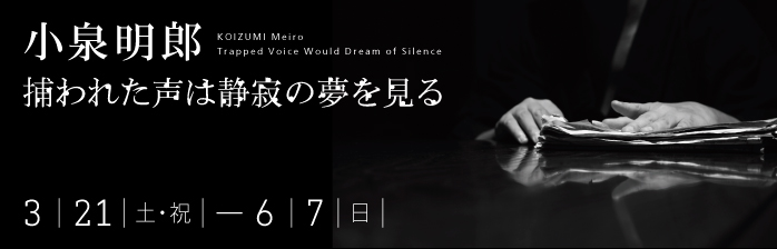 小泉明郎 捕われた声は静寂の夢を見る